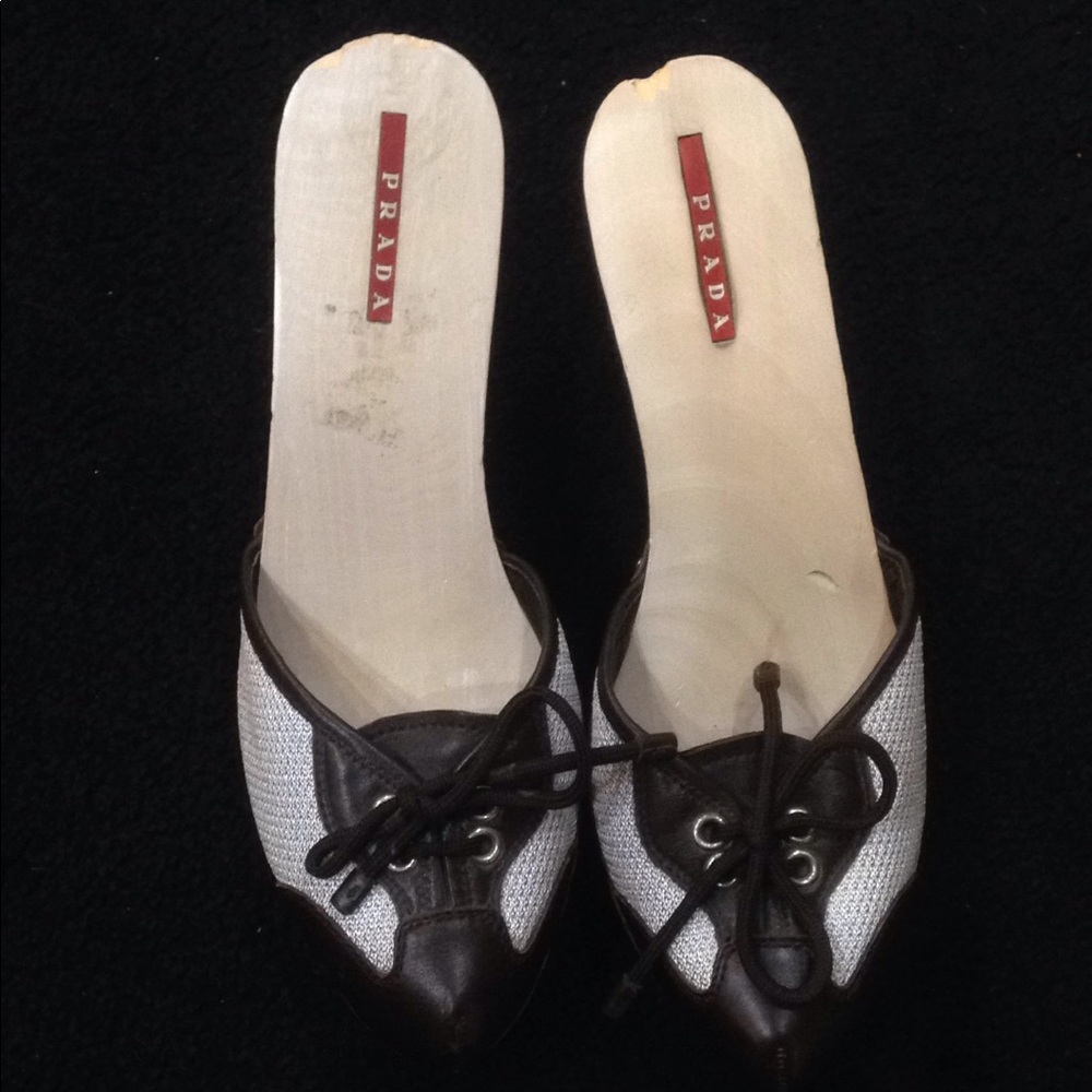 Prada Wooden sandal